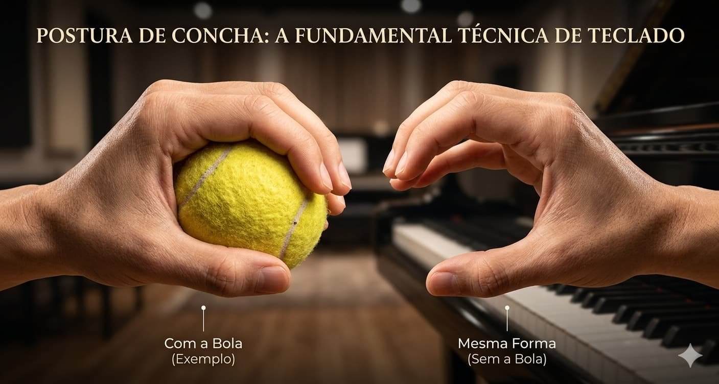 Posicionamento das mãos - exemplo 1