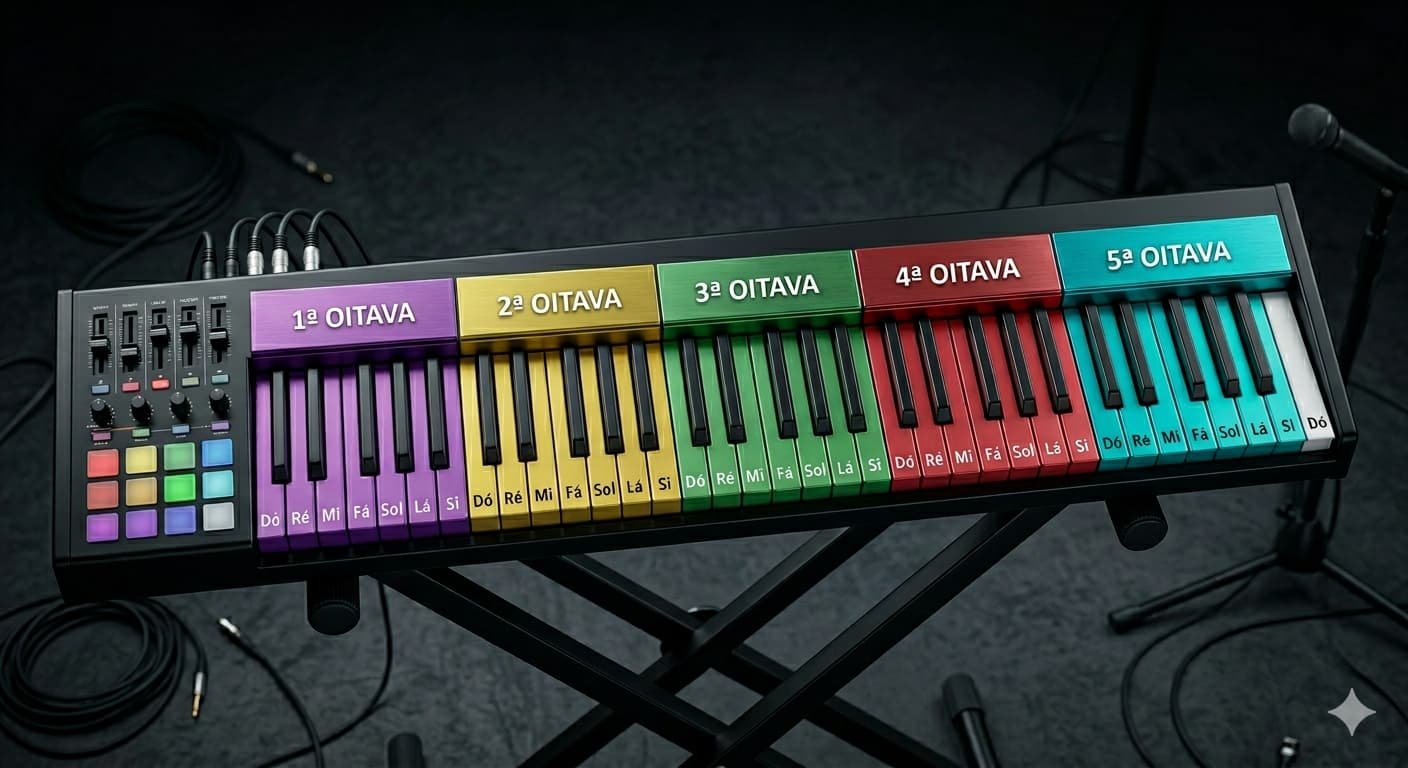 Teclado 5 oitavas