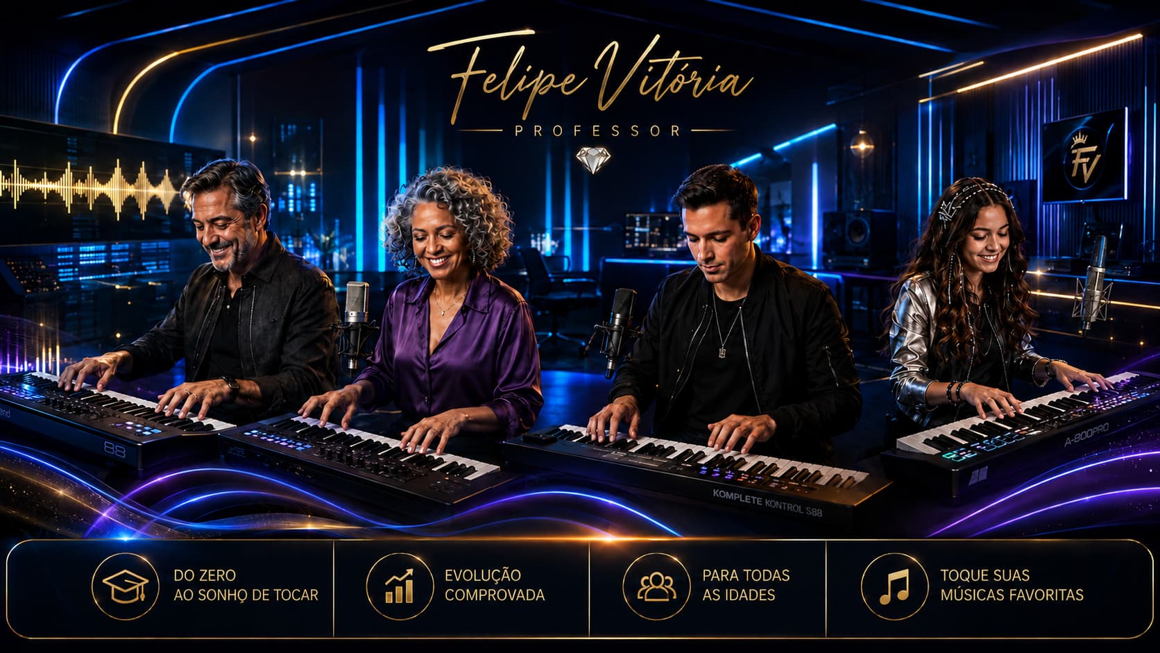 Teclado Sem Barreiras - Aprenda Teclado