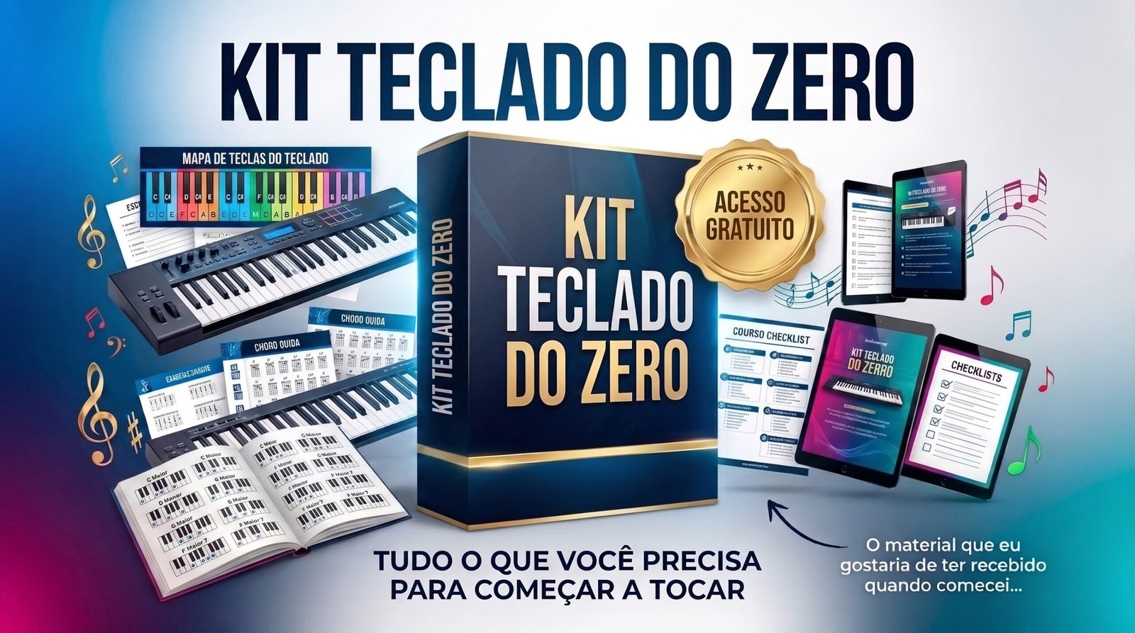 Kit Teclado Do Zero